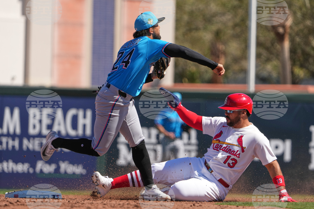 Marlins Cardinals Spring Baseball
