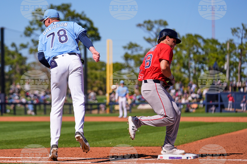 Red Sox Rays Spring Baseball