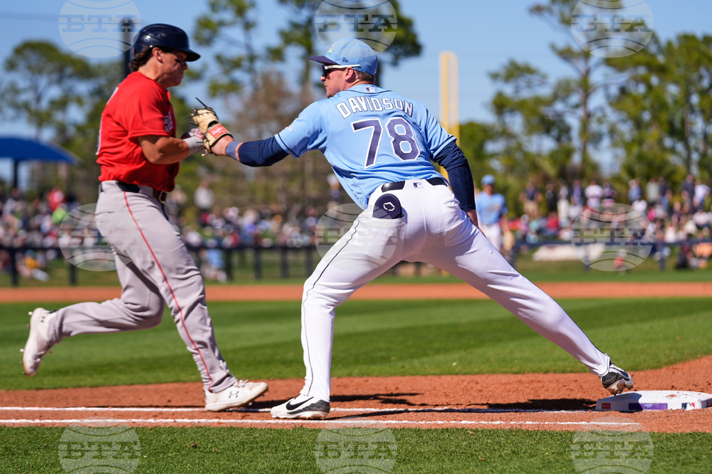 Red Sox Rays Spring Baseball