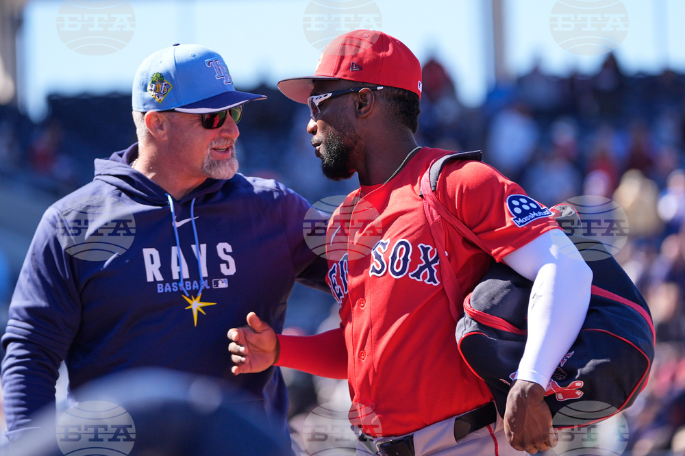 Red Sox Rays Spring Baseball