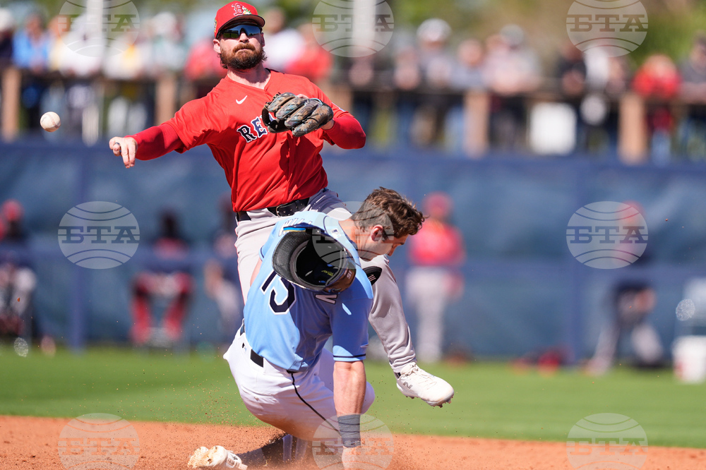 Red Sox Rays Spring Baseball