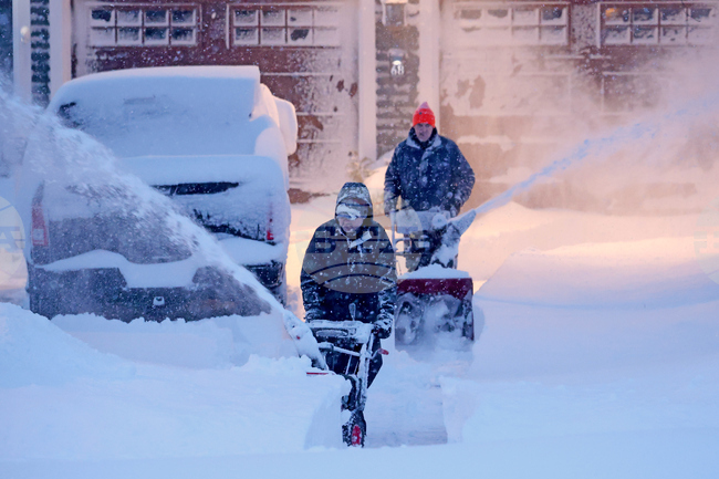 APTOPIX Winter Weather Massachusetts