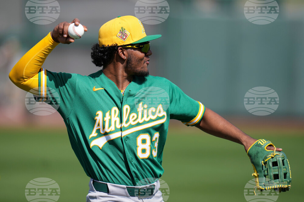 Athletics Giants Spring Baseball
