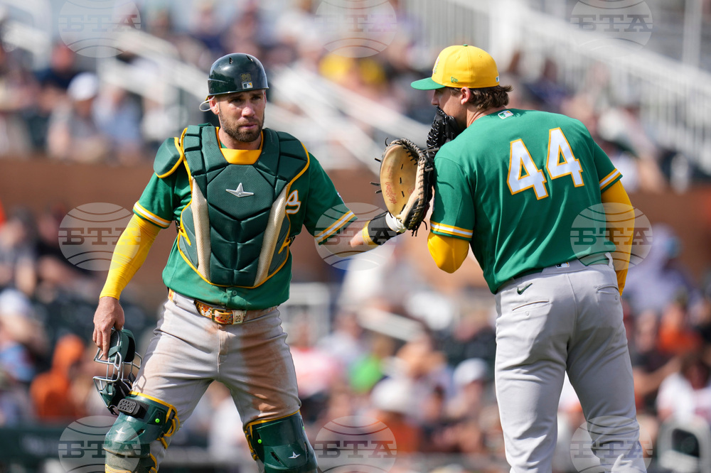 Athletics Giants Spring Baseball