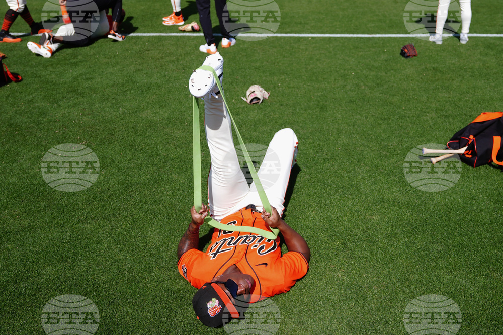 Athletics Giants Spring Baseball