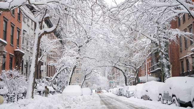 Североизтокът в САЩ се възстановява след силната снежна буря, която наруши въздушното движение и отмени присъственото обучение 