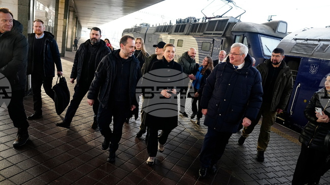 Лидери на европейските северни и скандинавски страни пристигнаха в Украйна по случай четвъртата годишнина от войната в Украйна