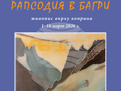 Офелия Цветанова рисува върху коприна „Рапсодия в багри“. Снимка: Екипът на събитието