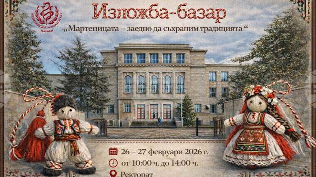 Изложба-базар „Мартеницата - заедно да съхраним традицията“ в Медицински университет - Плевен