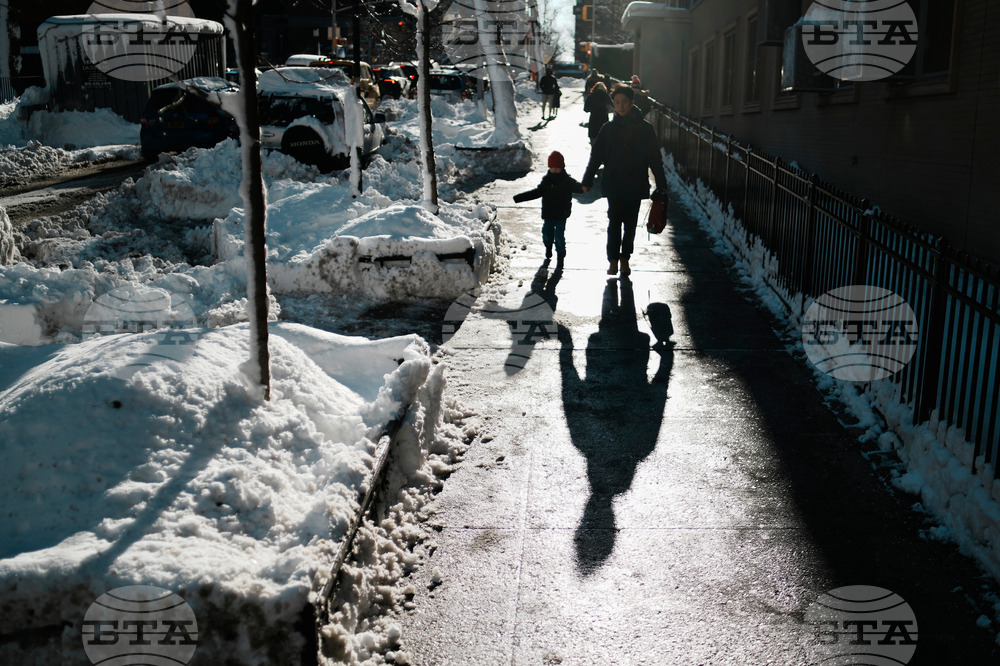 APTOPIX Winter Weather New York
