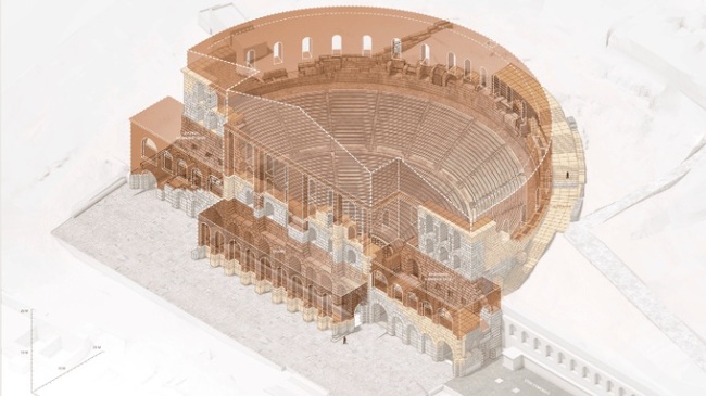 АНА-МПА: В ход са проучвания за пълната реставрация и защита на Одеона на Ирод Атик в Атина