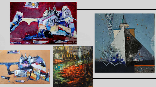 Изложбата "Дунав – Сена – Абстрактно – Реално" е подредена в Художествената галерия в Русе