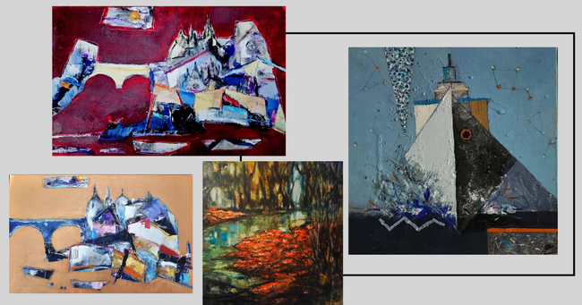 Изложбата "Дунав – Сена – абстрактно – реално" е подредена в Художествената галерия в Русе