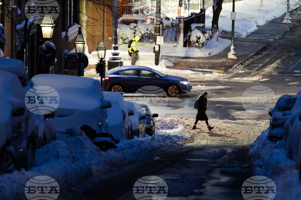 APTOPIX Winter Weather Boston