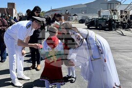 Аржентина - Комодоро Ривадавия - антарктическа експедиция - посрещане