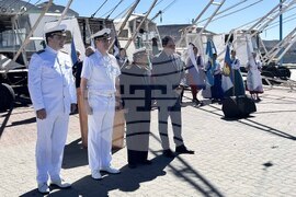 Аржентина - Комодоро Ривадавия - антарктическа експедиция - посрещане