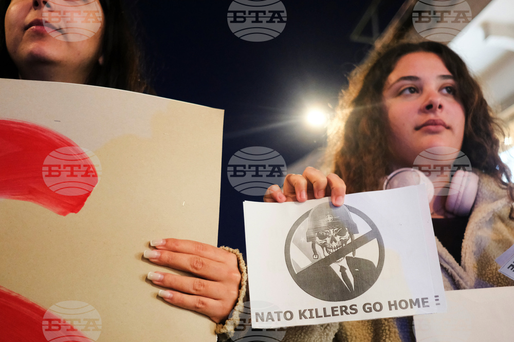 Greece USS Gerald R. Ford Protest