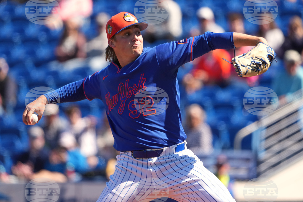 Astros Mets Spring Baseball