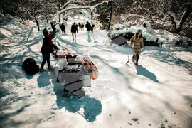 APTOPIX Winter Weather New York