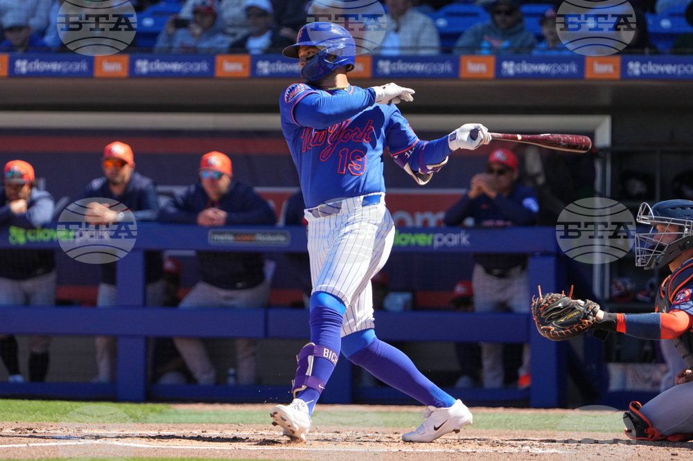 Astros Mets Spring Baseball