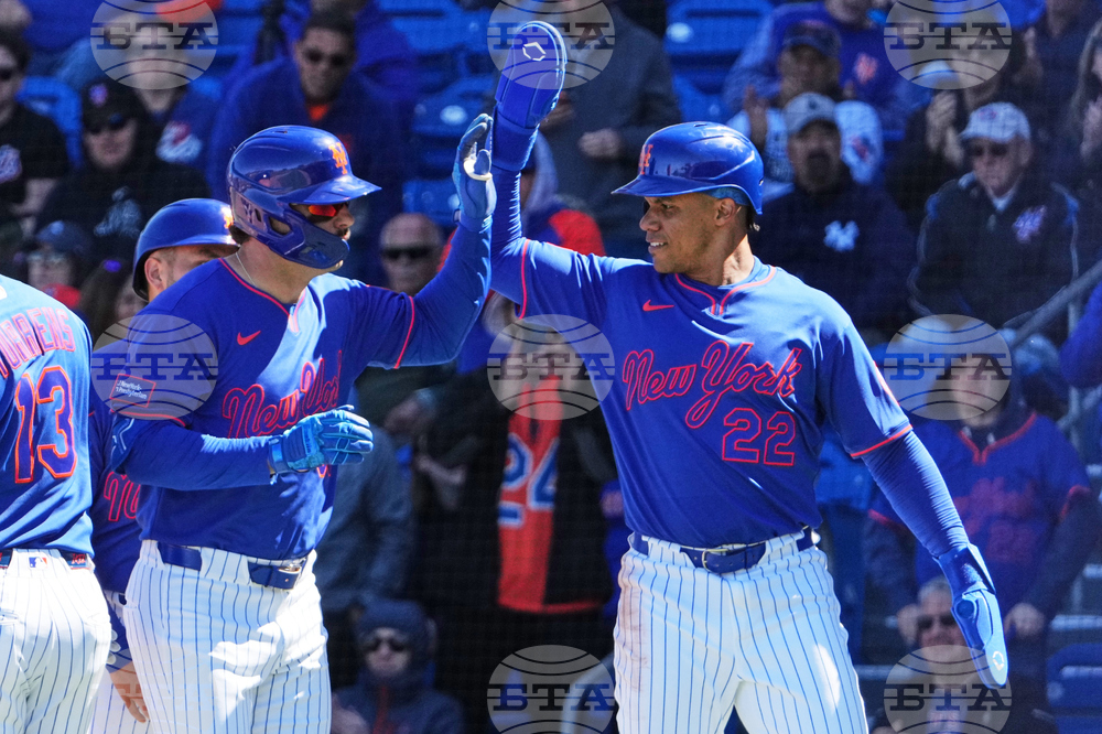 Astros Mets Spring Baseball