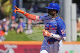 Astros Mets Spring Baseball