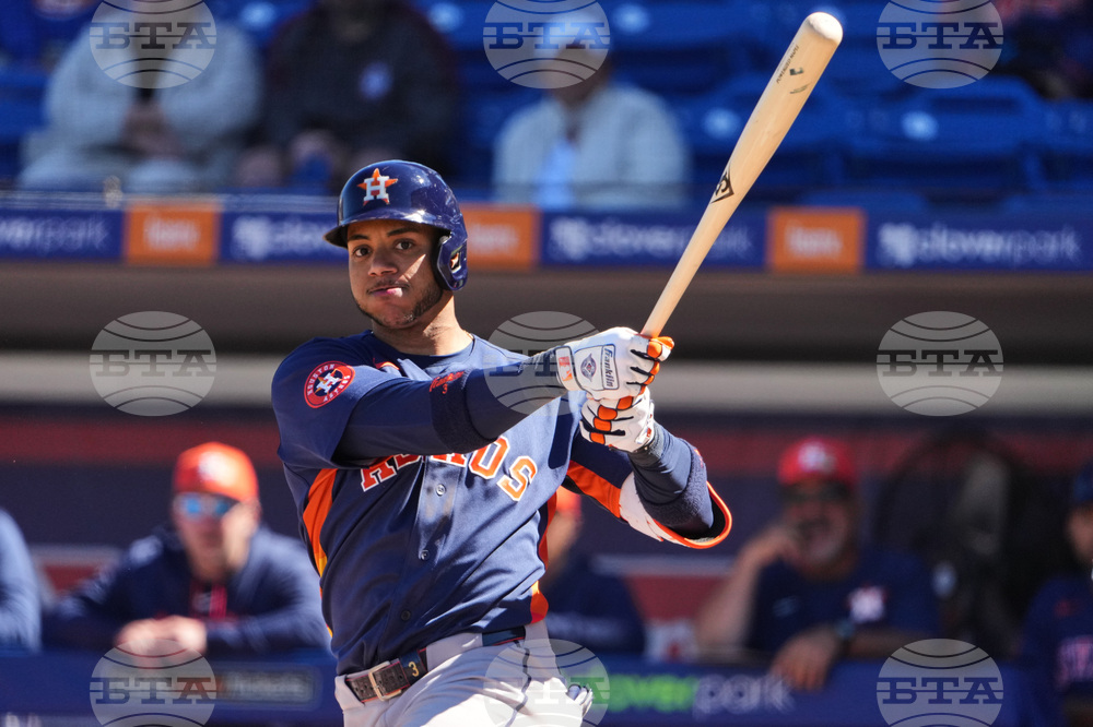 Astros Mets Spring Baseball