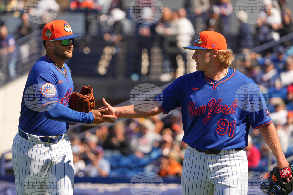 Astros Mets Spring Baseball