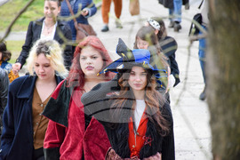 Благоевград - Международен ден на театъра - шествие