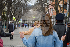 Благоевград - Международен ден на театъра - шествие