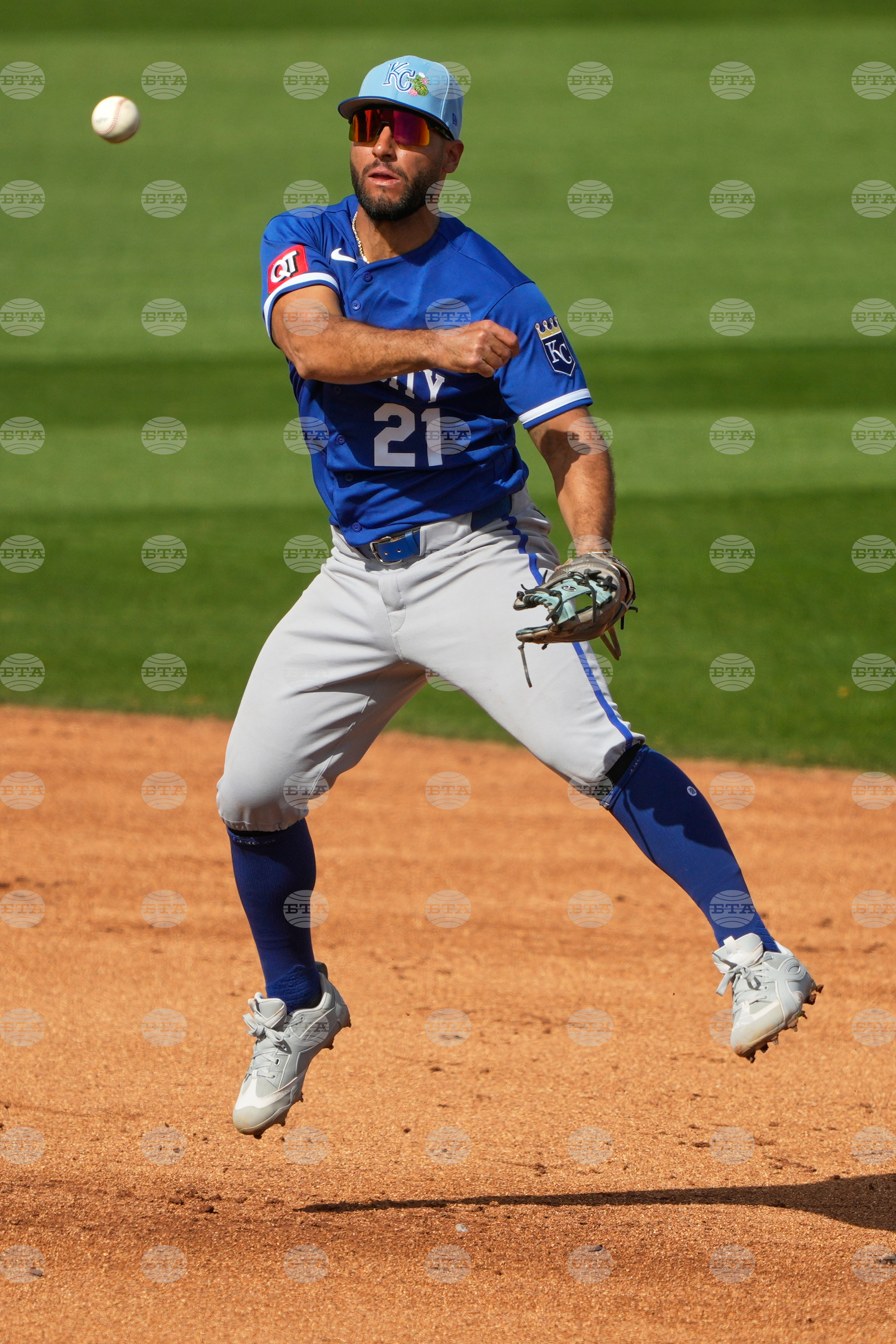 Royals Reds Spring Baseball