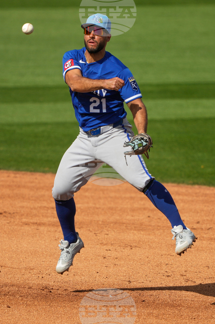 Royals Reds Spring Baseball