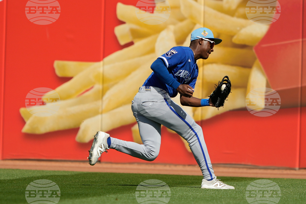 Royals Reds Spring Baseball