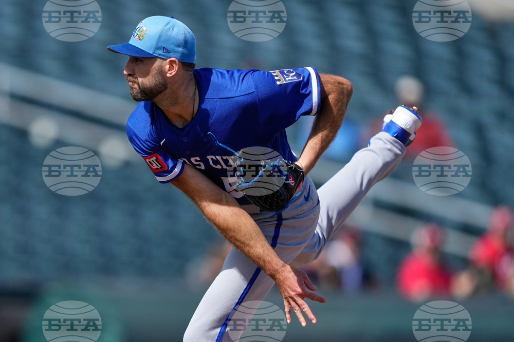 Royals Reds Spring Baseball