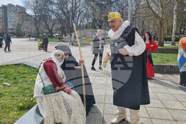 Разград - Международен ден на театъра - шествие