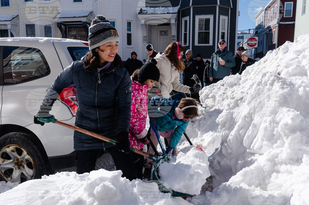 APTOPIX Winter Weather Boston