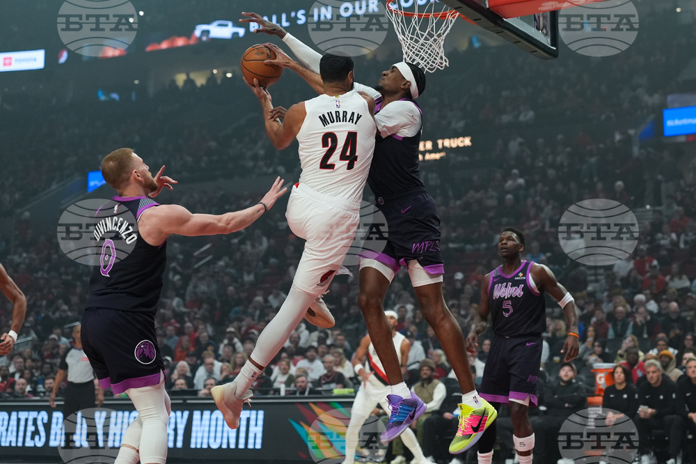Timberwolves Trail Blazers Basketball