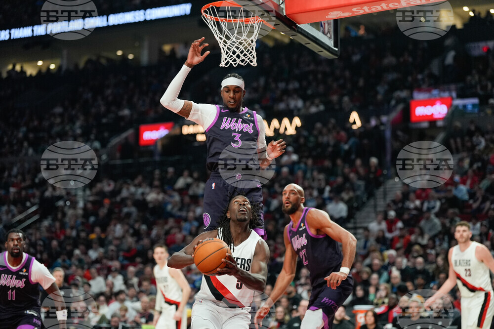 Timberwolves Trail Blazers Basketball