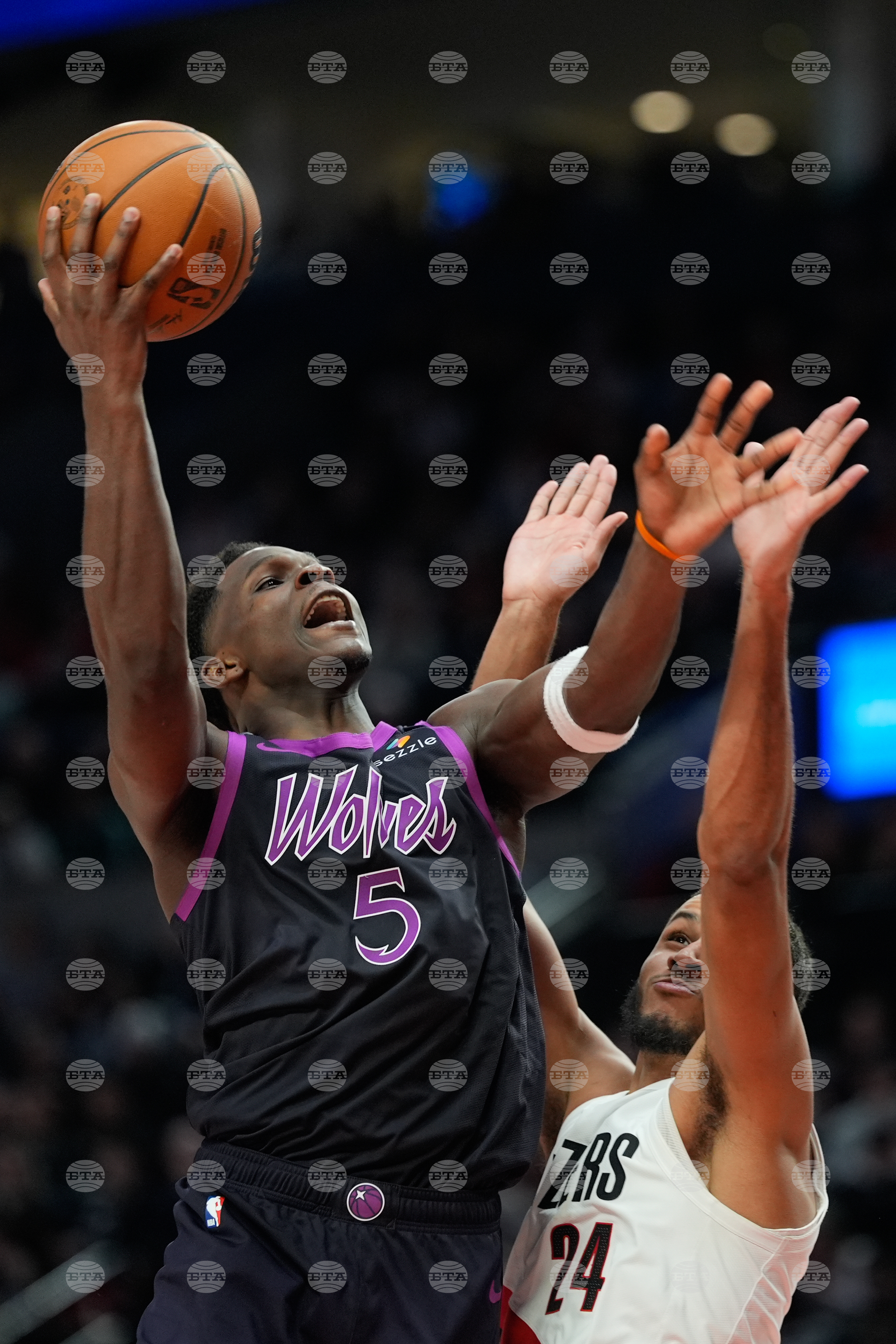 Timberwolves Trail Blazers Basketball