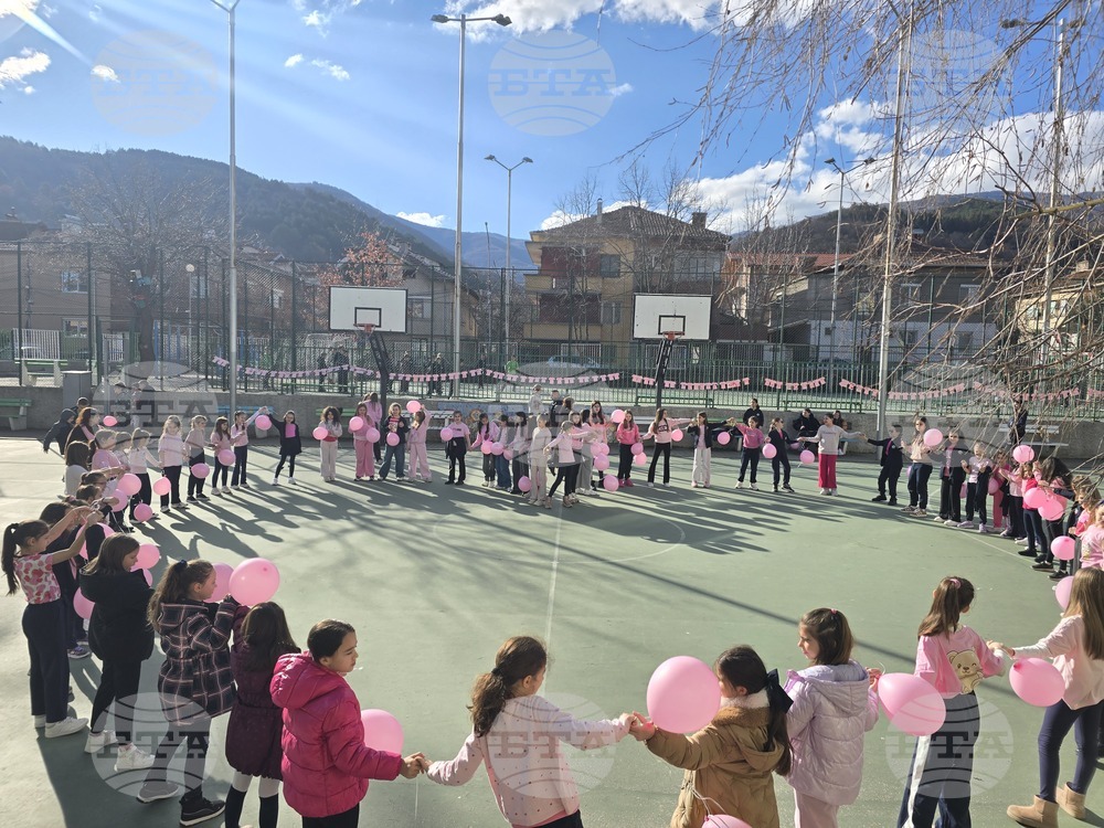 Ден на розовата фланелка - Трето основно училище „Гоце Делчев"