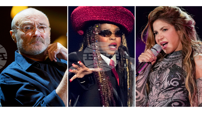 Фил Колинс, Марая Кери, "Айрън мейдън" и Шакира са сред номинираните за въвеждане в Залата на славата на рокендрола