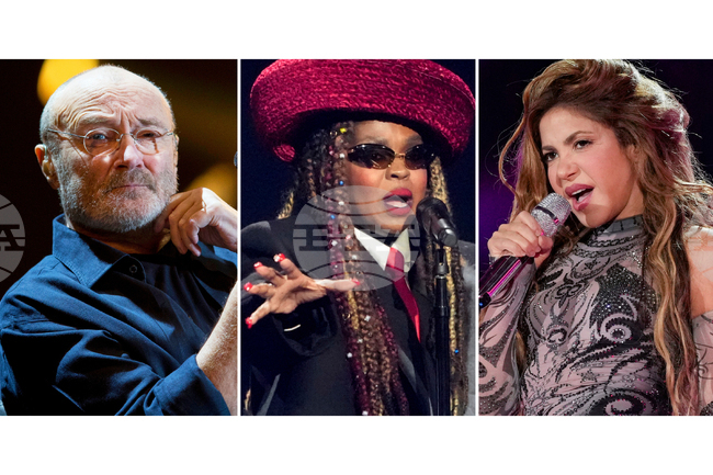 Фил Колинс, Марая Кери, "Айрън мейдън" и Шакира са сред номинираните за въвеждане в Залата на славата на рокендрола