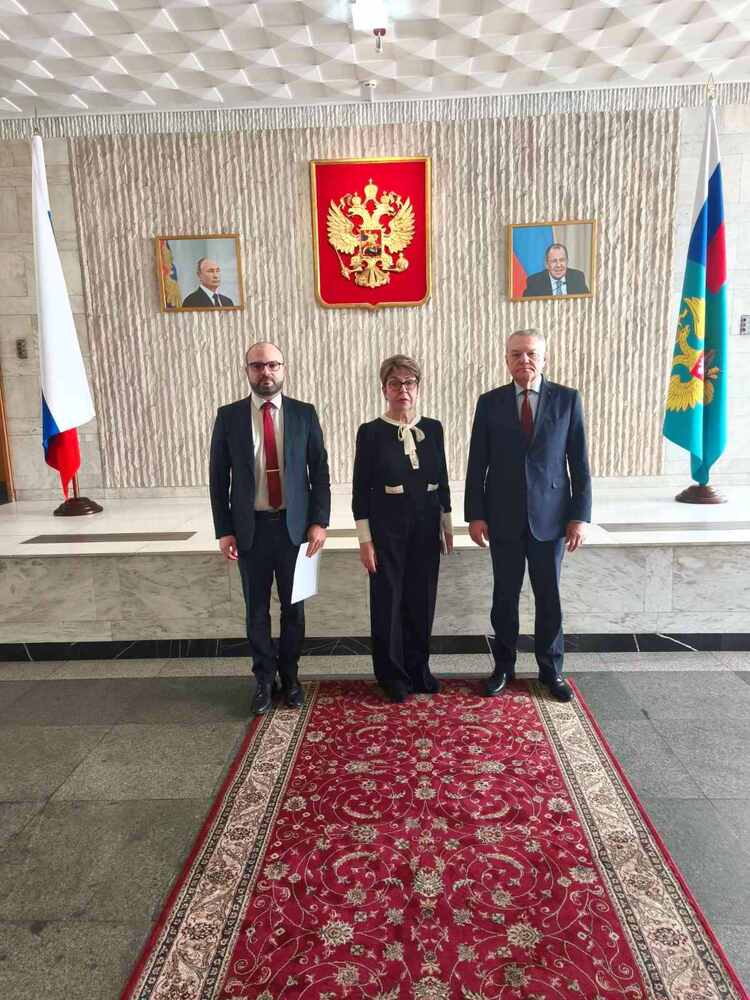 Представители на ПП АБВ проведоха среща с Н. Пр. посланика на РФ Елеонора Митрофанова