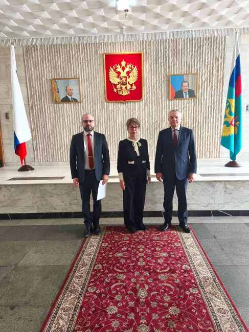 Представители на ПП АБВ проведоха среща с Н. Пр. посланика на РФ Елеонора Митрофанова