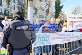 Румъния - Букурещ - образование - протест