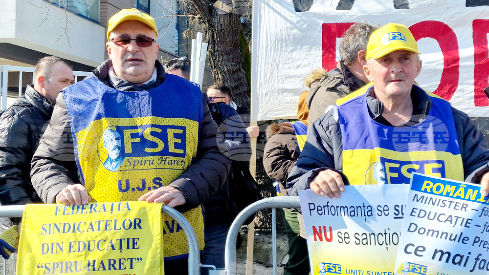 Румъния - Букурещ - образование - протест