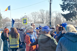 Румъния - Букурещ - образование - протест