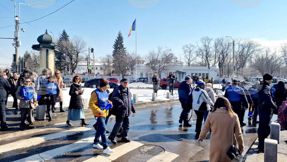 Румъния - Букурещ - образование - протест