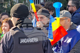 Румъния - Букурещ - образование - протест