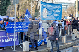 Румъния - Букурещ - образование - протест